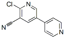 6-Chloro-3,4'-bipyridine-5-carbonitrile 结构式