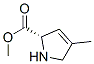 1H-Pyrrole-2-carboxylicacid,2,5-dihydro-4-methyl-,methylester,(2S)-(9CI) 结构式