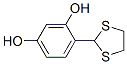 1,3-Benzenediol, 4-(1,3-dithiolan-2-yl)- (9CI) 结构式