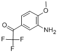 Ethanone, 1-(3-amino-4-methoxyphenyl)-2,2,2-trifluoro- (9CI) 结构式