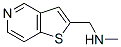 Thieno[3,2-c]pyridine-2-methanamine, N-methyl- (9CI) 结构式