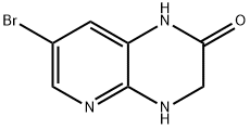 7-溴-3,4-二氢吡啶并[2,3-B]吡嗪-2(1H)-酮 结构式
