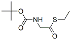 Ethanethioic acid, [[(1,1-dimethylethoxy)carbonyl]amino]-, S-ethyl ester (9CI) 结构式