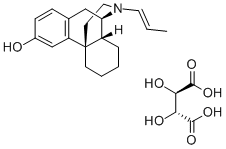 酒石酸左洛啡烷 结构式