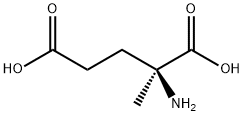 ALFA-甲基谷氨酸 结构式