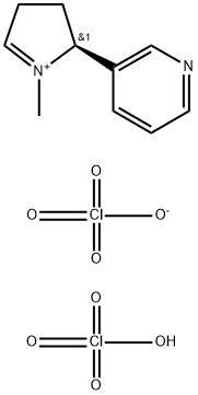 S-(-)-NICOTINE-D1'-(5')-IMINIUM DIPERCHLORATE SALT 结构式