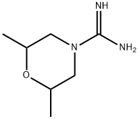 4-Morpholinecarboximidamide,2,6-dimethyl- 结构式