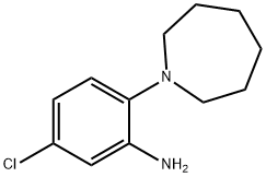 2-(氮杂-1-基)-5-氯苯胺 结构式