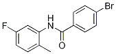 4-溴-N-(5-氟-2-甲基苯)苯甲酰胺 结构式