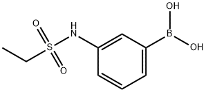 3-(ETHYLSULFONAMIDO)PHENYLBORONIC ACID 结构式