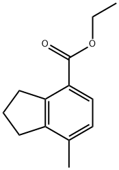 乙基-7甲基-2,3-二氢-1H-茚-4-羧酸酯 结构式