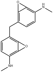 5,5'-Methylenebis[N-methyl-7-oxabicyclo[4.1.0]hepta-1,3,5-trien-2-amine] 结构式