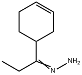 1-Propanone,  1-(3-cyclohexen-1-yl)-,  hydrazone 结构式