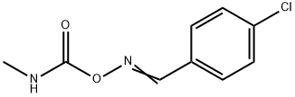 Benzaldehyde, 4-chloro-, O-((methylamino)carbonyl)oxime 结构式