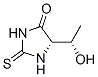 4-Imidazolidinone, 5-(1-hydroxyethyl)-2-thioxo-, [S-(R*,R*)]- (9CI) 结构式