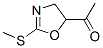 Ethanone, 1-[4,5-dihydro-2-(methylthio)-5-oxazolyl]- (9CI) 结构式