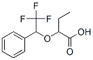 2-(2,2,2-trifluoro-1-phenylethoxy)butyric acid 结构式