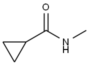 N-甲基环丙甲酰胺 结构式