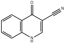4-氧代-1,4-二氢喹啉-3-甲腈 结构式