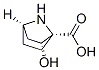 7-Azabicyclo[2.2.1]heptane-1-carboxylic acid, 2-hydroxy-, (1S,2R,4R)- (9CI) 结构式