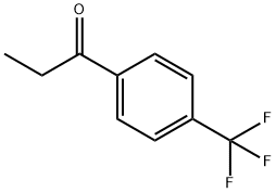 4-(三氟甲基)苯丙酮 结构式