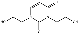 1,3-双(2-羟基乙基)尿嘧啶 结构式