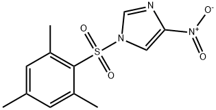 1-(MESITYLENE-2-SULFONYL)-4-NITROIMIDAZOLE 结构式