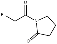 2-Pyrrolidinone, 1-(bromoacetyl)- (9CI) 结构式