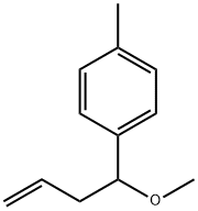 1-(1-METHOXY-BUT-3-ENYL)-4-METHYL-BENZENE 结构式