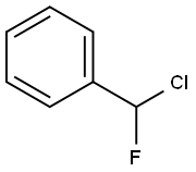 (CHLOROFLUOROMETHYL)BENZENE 结构式