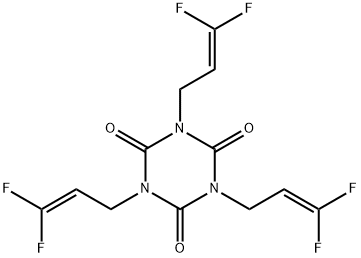 1,3,5-tris(3,3-difluoroallyl)-1,3,5-triazine-2,4,6(1H,3H,5H)-trione 结构式