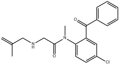 地那扎封 结构式