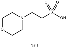 吗啉乙磺酸钠盐 结构式