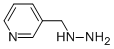 吡啶-3-亚甲基肼,1-(3-吡啶基)甲基肼 结构式