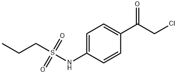 N-[4-(Chloroacetyl)phenyl]-1-propanesulfonamide 结构式