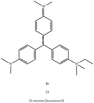 甲基绿氯化锌盐 结构式