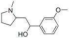 α-(3-Methoxyphenyl)-1-methyl-2-pyrrolidineethanol 结构式