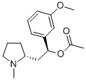 2-Pyrrolidineethanol, alpha-(3-methoxyphenyl)-1-methyl-, acetate (este r), (R*,S*)- 结构式