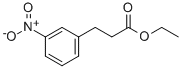 3-(3-NITRO-PHENYL)-PROPIONIC ACID ETHYL ESTER 结构式