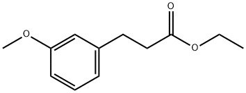 3-(3-甲氧基苯基)丙酸乙酯 结构式