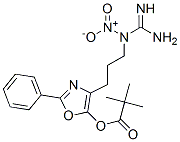2-phenyl-4-(3-(N-nitroguanidino)propyl)-5-pivaloyloxyoxazole 结构式