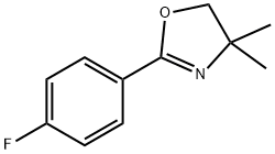 Oxazole, 2-(4-fluorophenyl)-4,5-dihydro-4,4-dimethyl- 结构式