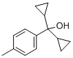 A,A-二环丙基-4-甲基苯甲醇 结构式