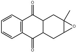 1a,2,2a,8a,9,9a-Hexahydro-1a-methylanthra[2,3-b]oxirene-3,8-dione 结构式