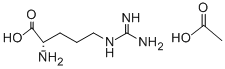 L-精氨酸醋酸盐 结构式