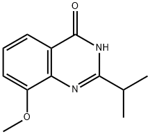 2-异丙基-8-甲氧基喹唑啉-4(1H)-酮 结构式