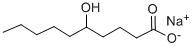 5-羟基癸酸钠 结构式
