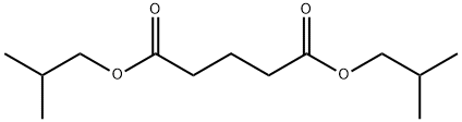 戊二酸二(2-甲基丙)酯 结构式