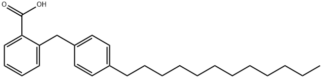 2-[(4-Dodecylphenyl)methyl]benzoic acid 结构式