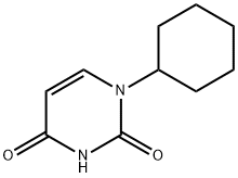1-环己基尿嘧啶 结构式